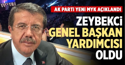 NİHAT ZEYBEKCİ GENEL BAŞKAN YARDIMCISI OLDU
