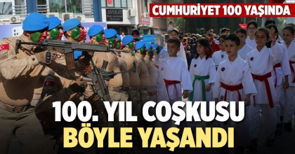 100. YIL COŞKUSU BÖYLE YAŞANDI