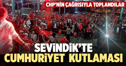 SEVİNDİK’TE CUMHURİYET KUTLAMASI