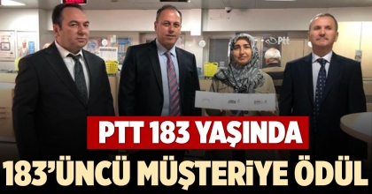183’ÜNCÜ MÜŞTERİYE ÖDÜL
