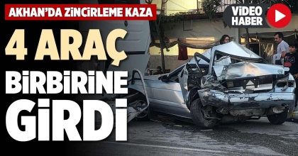 4 ARAÇ BİRBİRİNE GİRDİ