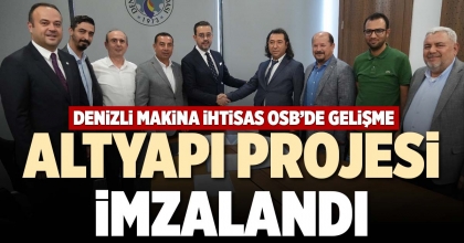 ALTYAPI PROJESİ İMZALANDI