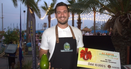 EN AĞIR AVOKADO ÜRETİCİSİ 10 BİN LİRA KAZANDI