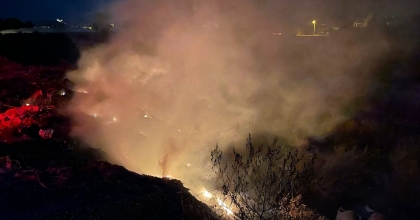 OTLUK ALANDAKİ YANGIN BÜYÜMEDEN SÖNDÜRÜLDÜ