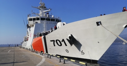 TCSG DOST GEMİSİ'NDEN NEFES KESEN TATBİKAT