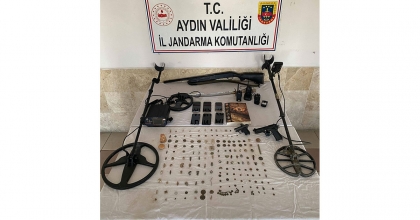 AYDIN MERKEZLİ İKİ İLDE TARİHİ ESER OPERASYONU