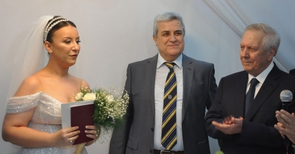 AZİZ YILDIRIM, SALİHLİ’DE NİKAH ŞAHİDİ OLDU