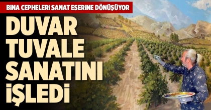 BİNA CEPHELERİ SANAT ESERİNE DÖNÜŞÜYOR