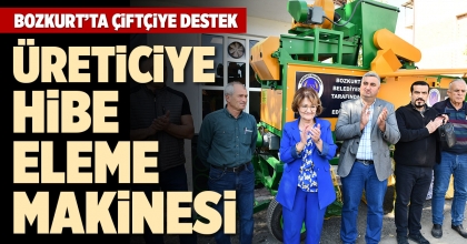BOZKURT’TA ÇİFTÇİYE DESTEK