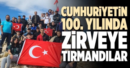 CUMHURİYETİN 100. YILINDA ZİRVEYE TIRMANDILAR
