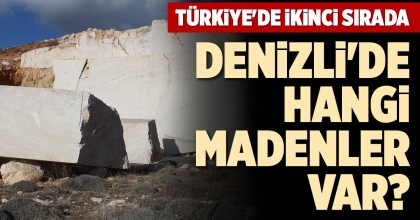 DENİZLİ'DE HANGİ MADENLER VAR?