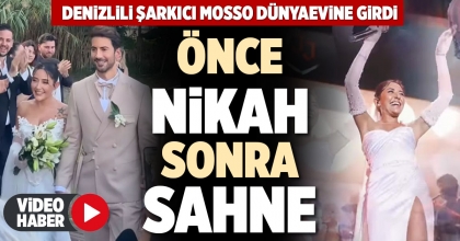 DENİZLİLİ ŞARKICI MELEK MOSSO DÜNYAEVİNE GİRDİ