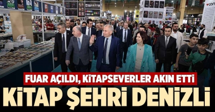 FUAR AÇILDI, KİTAPSEVERLER AKIN ETTİ