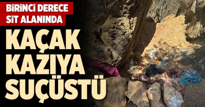 KAÇAK KAZIYA SUÇÜSTÜ