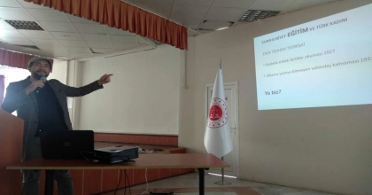 KADIN HÜKÜMLÜLERE CUMHURİYET ANLATILDI