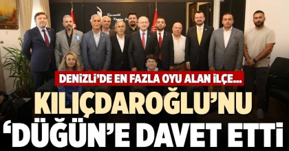 KILIÇDAROĞLU’NU ‘DÜĞÜN’E DAVET ETTİ