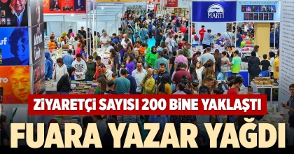 KİTAP FUARININ ZİYARETÇİ SAYISI 200 BİNE YAKLAŞTI