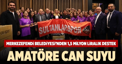 MERKEZEFENDİ BELEDİYESİ’NDEN 1,5 MİLYON LİRALIK DESTEK
