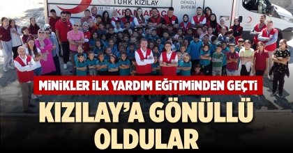 MİNİKLER İLK YARDIM EĞİTİMİNDEN GEÇTİ