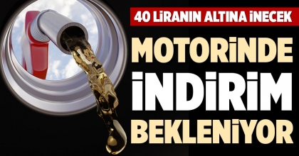 MOTORİNDE İNDİRİM BEKLENİYOR
