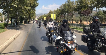 MUĞLA’DA CUMHURİYET’İN 100’ÜNCÜ YILI, 100 MOTORCUYLA KUTLANDI