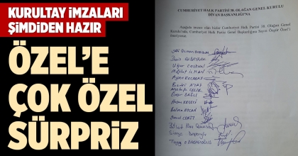 ÖZEL’E ÇOK ÖZEL SÜRPRİZ