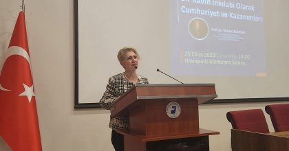 PAÜ'DE “KADIN İNKILABI OLARAK CUMHURİYET VE KAZANIMLARI” KONUŞULDU