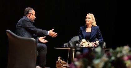 PELİN ÇİFT VE TUFAN GÜNDÜZ DENİZLİLİLERLE BULUŞTU