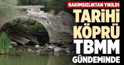 TARİHİ KÖPRÜ TBMM GÜNDEMİNDE