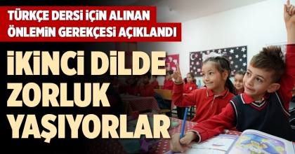 TÜRKÇE DERSİ İÇİN ALINAN ÖNLEMİN GEREKÇESİ AÇIKLANDI