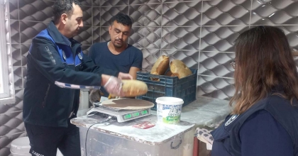 ZABITA EKİPLERİNDEN EV EKMEĞİ ÜRETİCİLERİNE YÖNELİK DENETİM  