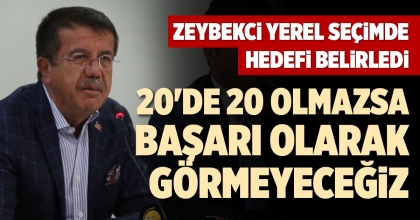 ZEYBEKCİ YEREL SEÇİMDE HEDEFİ BELİRLEDİ