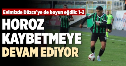 HOROZ KAYBETMEYE DEVAM EDİYOR (1-2)