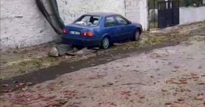 ÖNCE DOLU, YAĞMUR FIRTINA ARDINDAN HORTUM