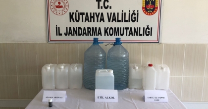 EVE SAHTE İÇKİ OPERASYONUNDA 1 GÖZALTI