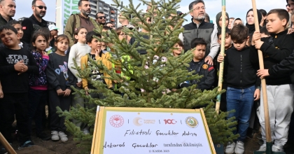 ÜLKE GENELİNDE 5 MİLYON FİDAN TOPRAKLA BULUŞTU