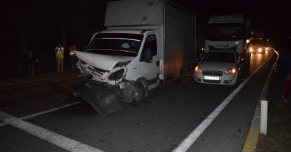 ZİNCİRLEME KAZADA 2 KİŞİ YARALANDI