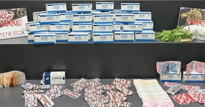 BİNLERCE SENTETİK HAP ELE GEÇİRİLDİ