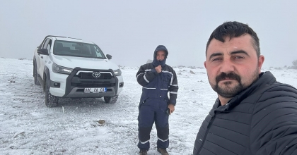 AFYONKARAHİSAR'A MEVSİMİN İLK KARI DÜŞTÜ