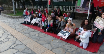 STK'LARDAN FİLİSTİN'E DESTEK EYLEMİ