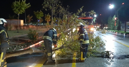 1249 NOKTADA FIRTINA VE YAĞIŞLA MÜCADELE