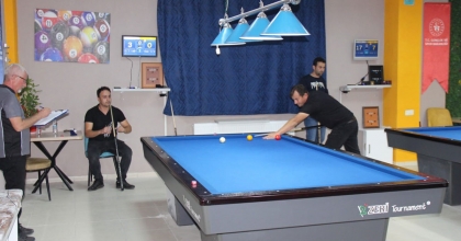 BİLARDONUN USTALARI CUMHURİYET TURNUVASI’NDA BOY GÖSTERDİ