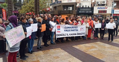 CHP, KADINA ŞİDDETE DİKKAT ÇEKTİ