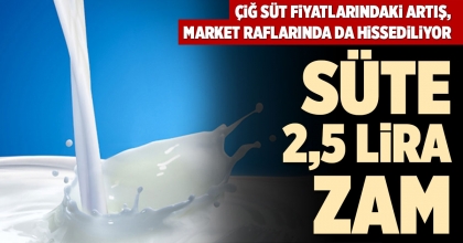 ÇİĞ SÜT FİYATLARINDAKİ ARTIŞ, MARKET RAFLARINDA DA HİSSEDİLİYOR