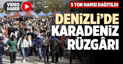 DENİZLİ’DE KARADENİZ RÜZGÂRI
