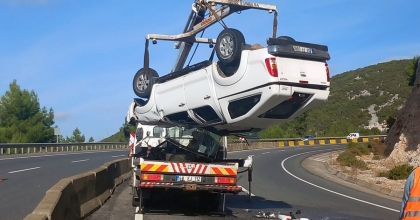 EMNİYET KEMERİ HAYATINI KURTARDI