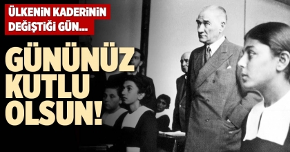 GÜNÜNÜZ KUTLU OLSUN!