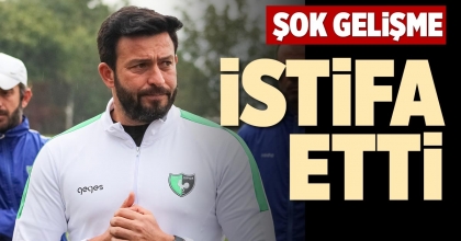 ŞOK GELİŞME, İSTİFA ETTİ