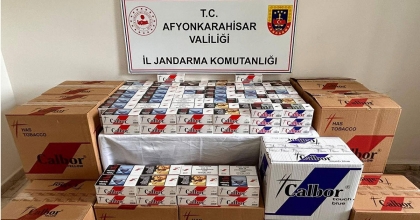 JANDARMA 140 BİN ADET MAKARON ELE GEÇİRDİ