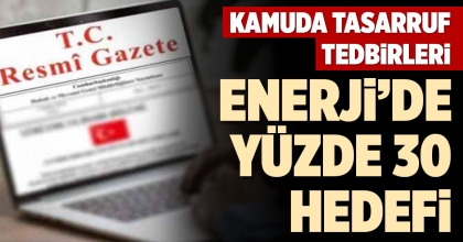KAMUDA TASARRUF TEDBİRLERİ